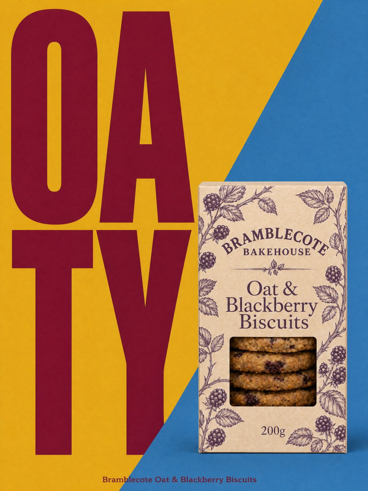 Bramblecote Oat & Blackberry Biscuits