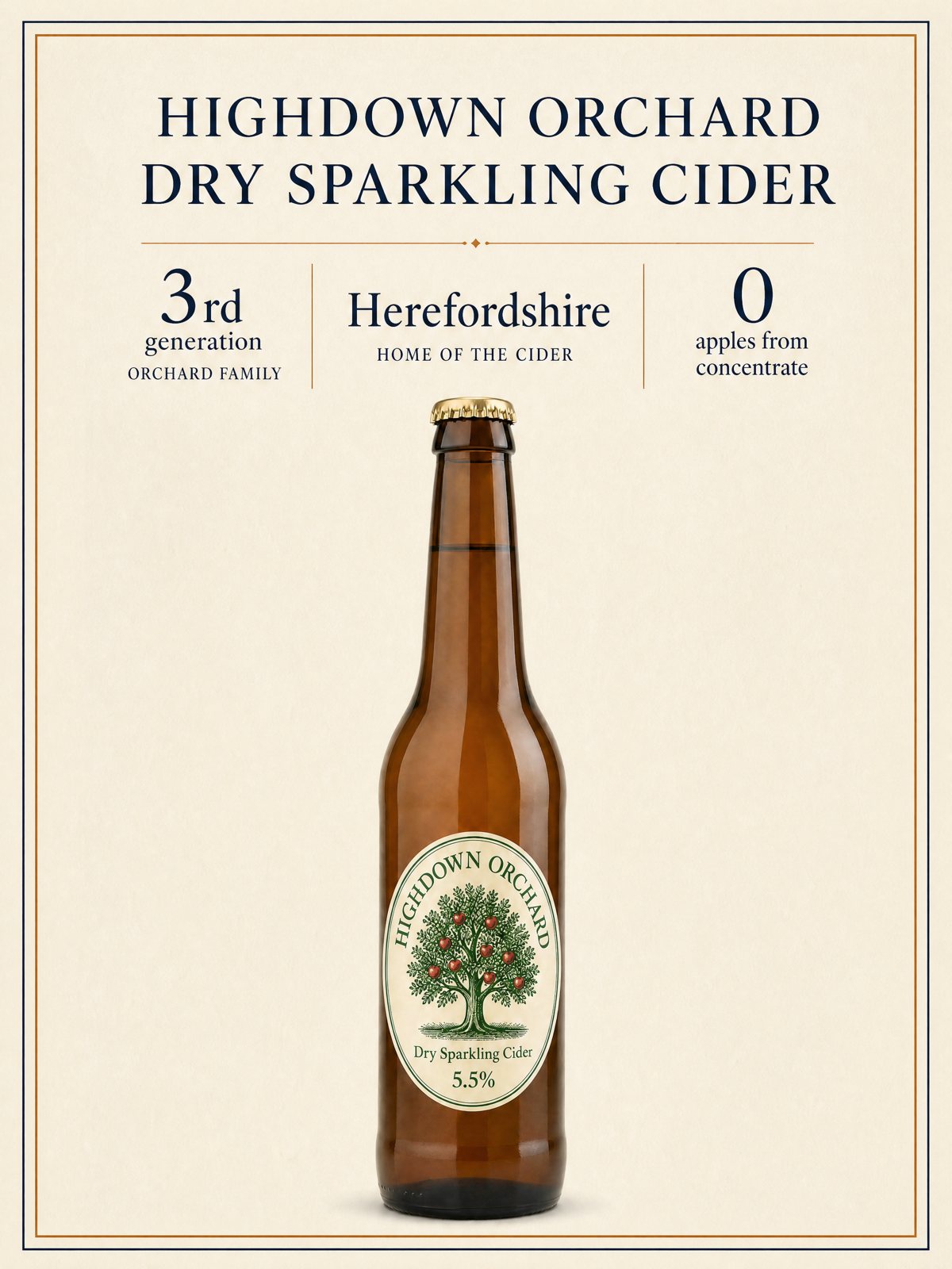 Highdown Orchard Dry Sparkling Cider